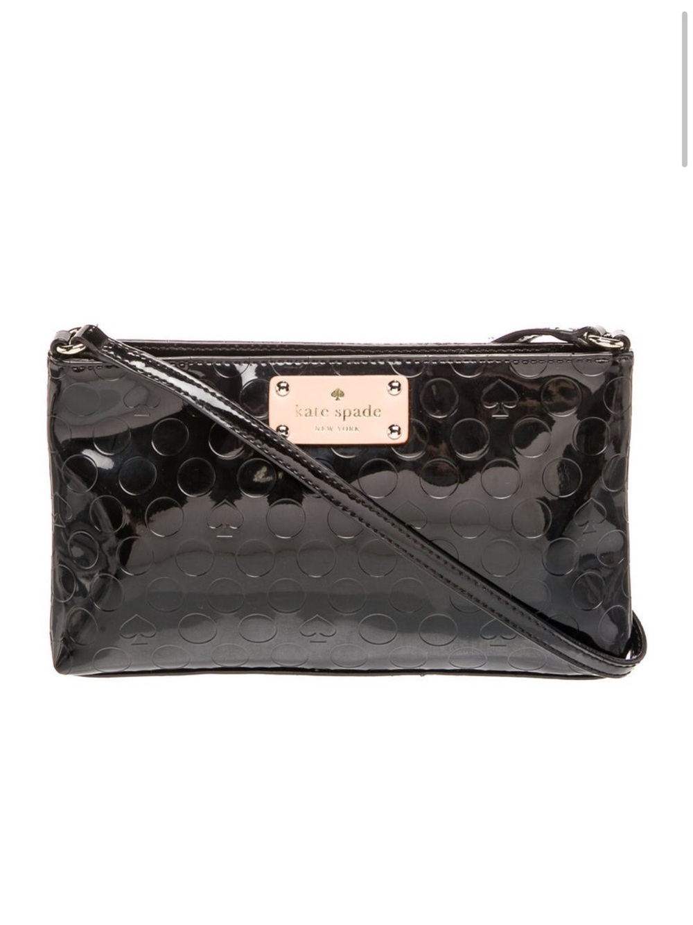 kate spade Black Patent Crossbody Bag